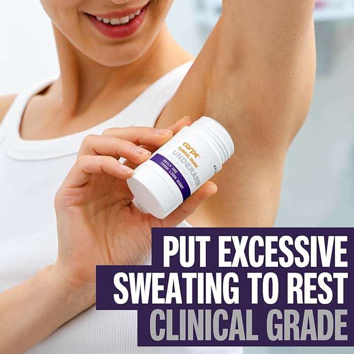 Carpe Clinical Strength Deodorant + Clinical Antiperspirant - Clinical Grade Solid Stick - Fresh Linen Scent - Combat Excessive Underarm Sweating - Great for Hyperhidrosis - Image 3