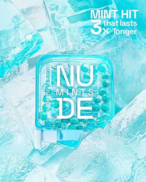 NUDE MINTS | Dual Action Liquid Capsules | Mouth Watering Mint - Lasts 3X Longer - 3X Stronger - Extreme Bad Breath Treatment For Adults - Sugar Free, 0 Calorie - Variety - 5 Pack - 150 Capsules - Image 2