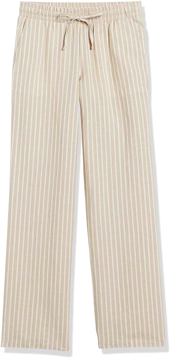 Amazon Essentials Women's Linen Blend Drawstring Relaxed Fit Wide Leg Pants (Available in Plus Size) - Image 6