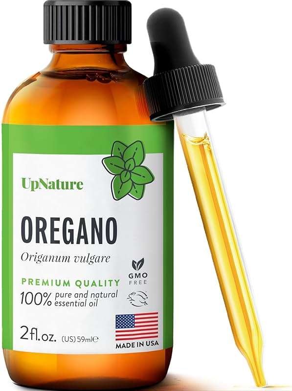 UpNature Oregano Oil - 100% Pure Oregano Essential Oil 2oz - Image 1