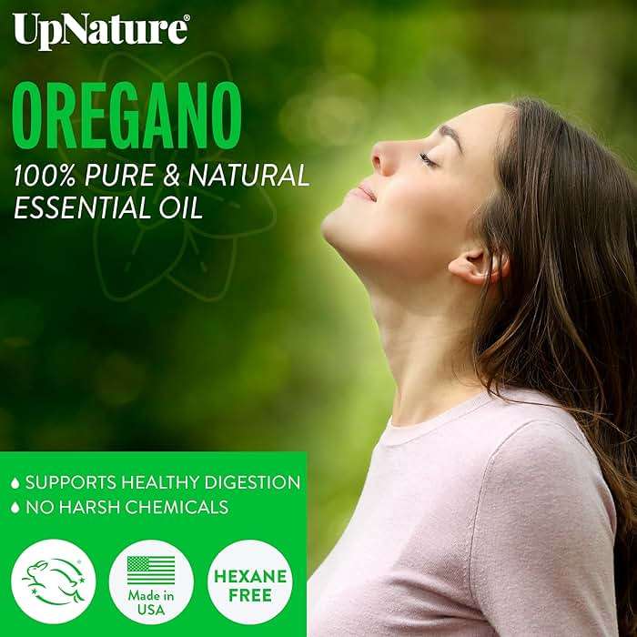 UpNature Oregano Oil - 100% Pure Oregano Essential Oil 2oz - Image 2