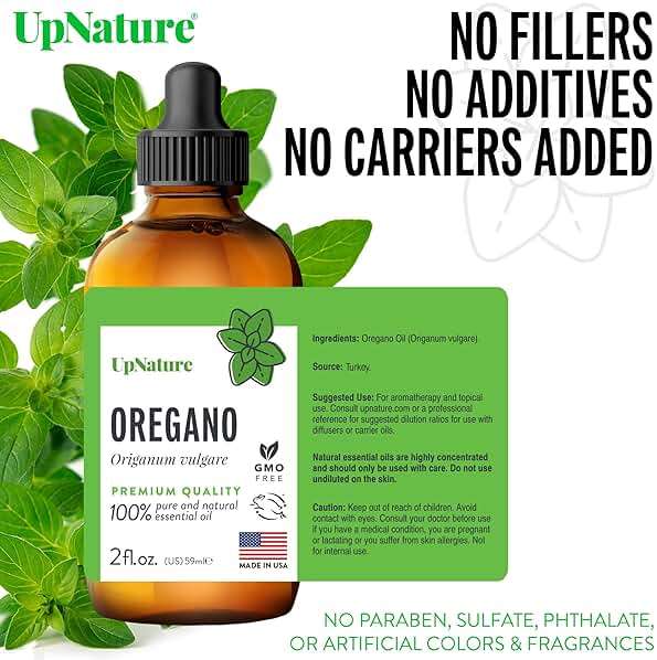 UpNature Oregano Oil - 100% Pure Oregano Essential Oil 2oz - Image 3