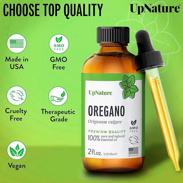 UpNature Oregano Oil - 100% Pure Oregano Essential Oil 2oz - Image 6