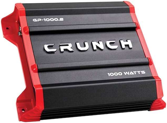 Crunch Ground Pounder GP-1000.2 1000 Watt 2 Channel Amplifier - Image 3