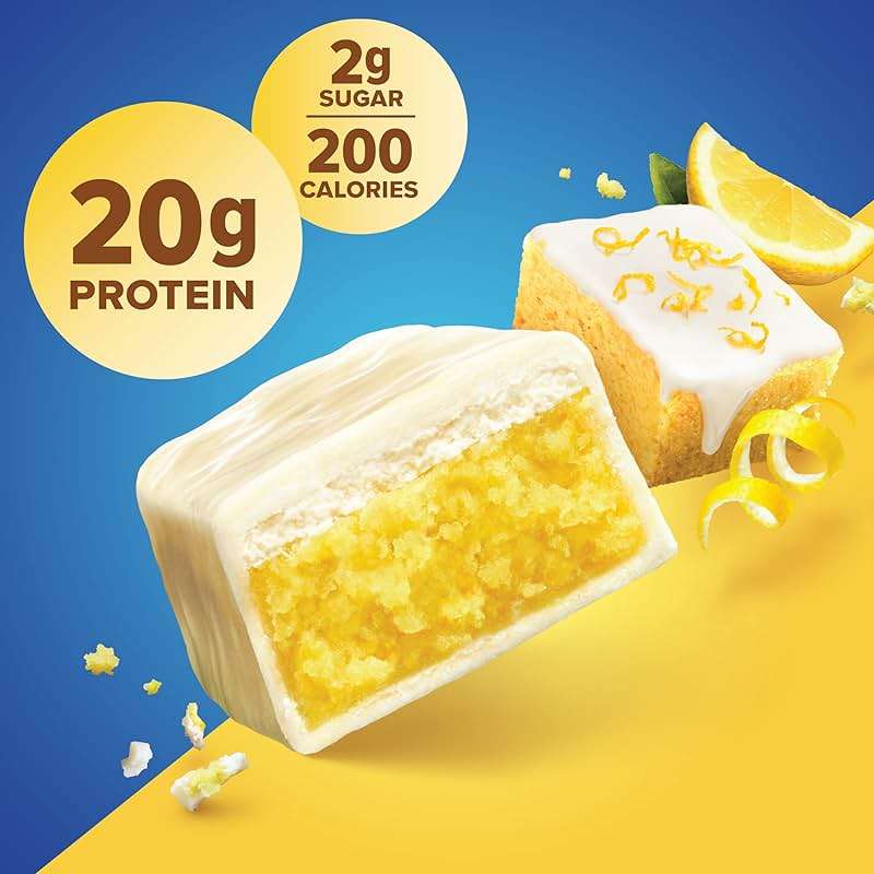 Pure Protein Pure Protein Bars, High Protein, Nutritious Snacks To Support Energy, Lemon Cake, 12 Count, 12 Count - Image 4