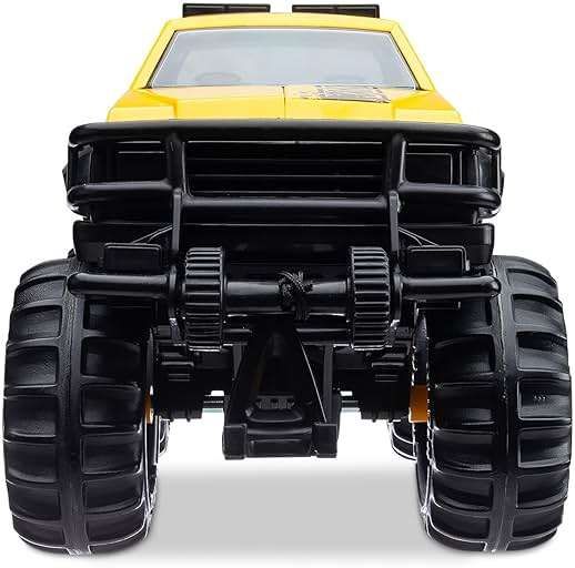 Tonka Steel Classics 4x4 Pickup Truck - Made with Steel & Sturdy Plastic, Yellow Toy Construction Truck, Boys and Girls, Kids, Toddlers, Ages 3+ - Image 3