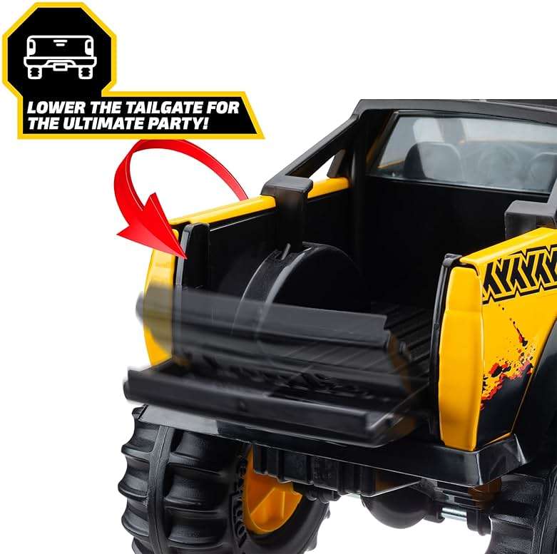 Tonka Steel Classics 4x4 Pickup Truck - Made with Steel & Sturdy Plastic, Yellow Toy Construction Truck, Boys and Girls, Kids, Toddlers, Ages 3+ - Image 6