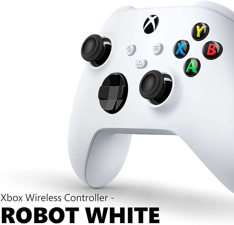 Xbox Core Wireless Gaming Controller – Robot White– X|S, One, Windows PC, Android, and iOS - Image 2