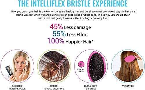 Wet Brush Original Detangling Brush, Hello Kitty Pink - All Hair Types - Ultra-Soft IntelliFlex Bristles Glide Through Tangles with Ease, 1 Count - Image 5