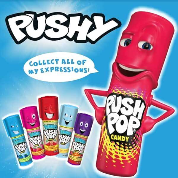 Push Pop Lollipops, Hard Candy Variety Pack, 10 Count Lollipops Individually Wrapped in Fruity Flavors, Full Size, Fun Candy For Pinatas, Birthdays, Party Favors & Gifts for Kids - Image 7