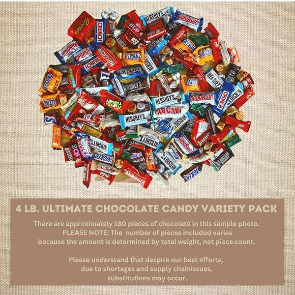 ULTIMATE Assorted CHOCOLATE Candy Mix! (4 Lbs.) Fun Mega Variety! Individually Wrapped Minis, Bulk, FRESH & DELICIOUS Fun Size Assortment, Great for Easter Baskets & Egg Hunts, Home & Office Candy Bowls, Parties, Parades & Piñatas!. - Image 6