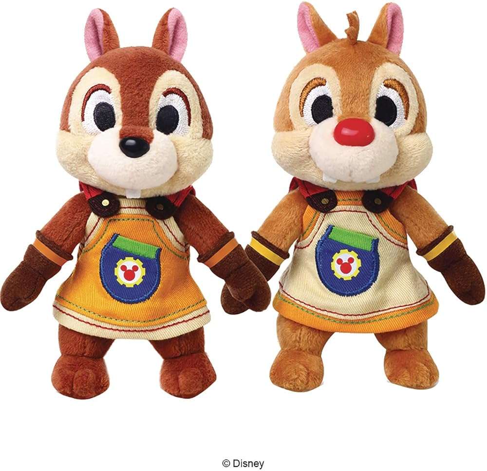 Square Enix Kingdom Hearts III: Chip & Dale Plush, Multicolor - Image 1