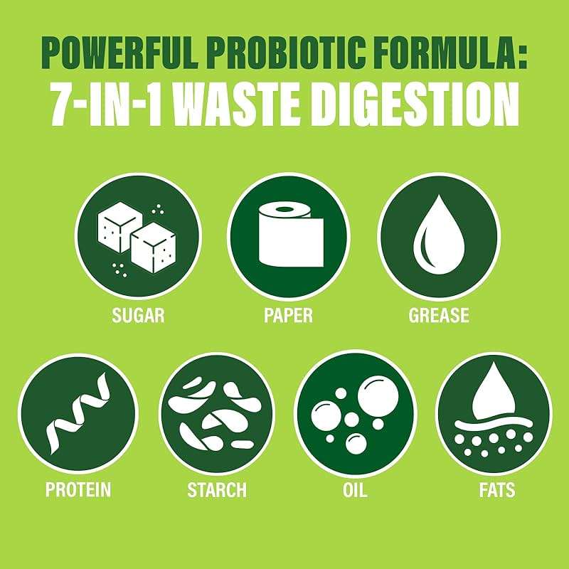 Green Gobbler Septic Tank Treatment Packets, 12 Month Supply - Powerful Natural Bacterial & Enzymes to Prevent Costly Septic Issues, Back-Ups, Foul Odor - Image 4