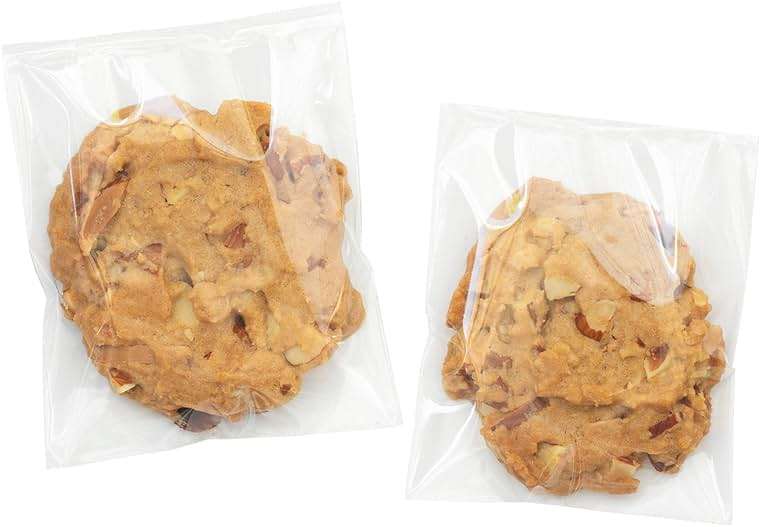 Morepack Clear Self Sealing Cellophane Bags,4x6 Inches 200 Pcs Cookie Bags Resealable Cellophane Bag for Packaging Cookies, Candy and Products - Image 1