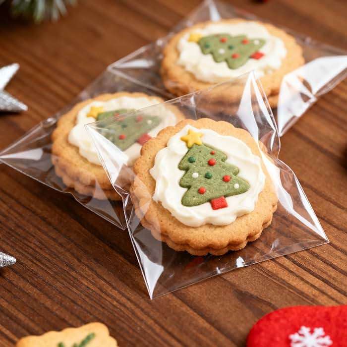 Morepack Clear Self Sealing Cellophane Bags,4x6 Inches 200 Pcs Cookie Bags Resealable Cellophane Bag for Packaging Cookies, Candy and Products - Image 6