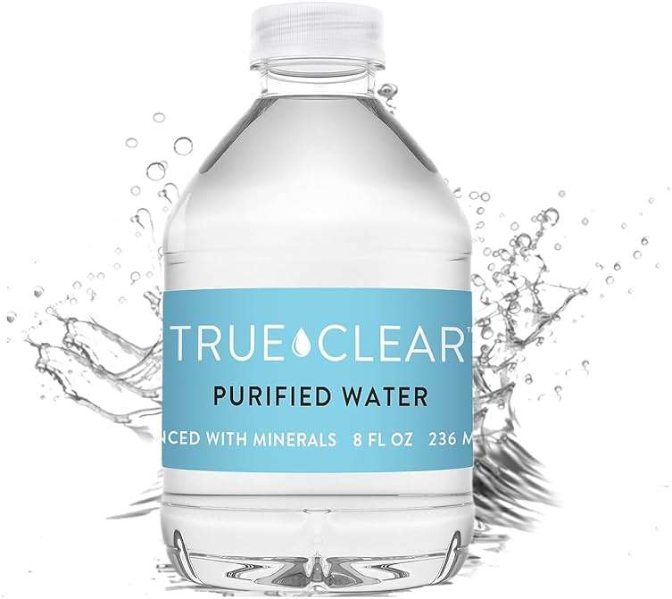 Staples True Clear Purified Drinking Water, 8 fl oz Bottles, 24-Pack, BPA-Free Recyclable Bottles for Lunches, Travel, Sports and Office Breakrooms - Image 4