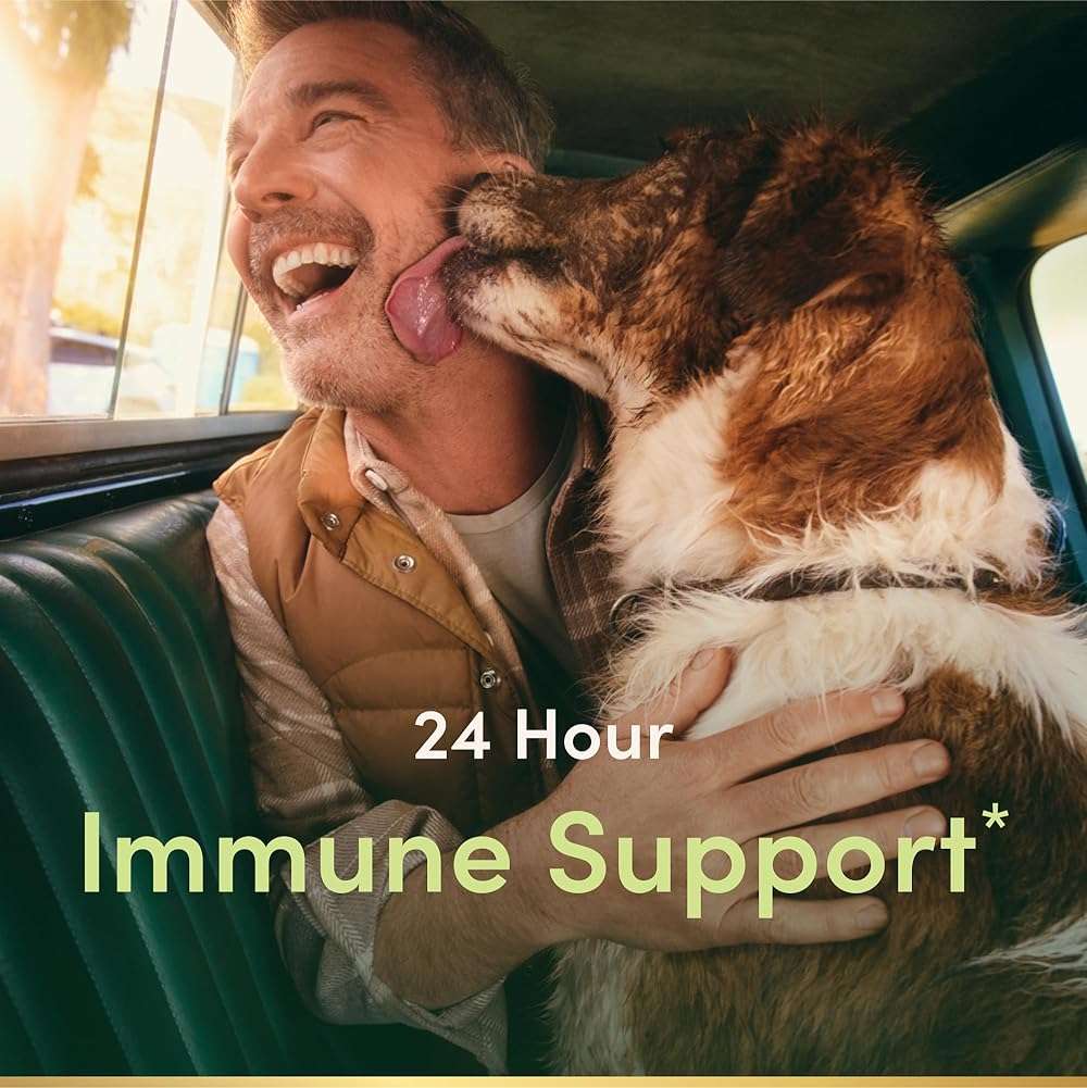 Nature's Bounty Immune 24 Hour +, The only Vitamin C with 24 Hour Immune Support from Ester-C, 1000 mg Vitamin C, D & Zinc, Gluten Free, Rapid Release Softgels, 2 Softgels per Day, 50 Count - Image 2