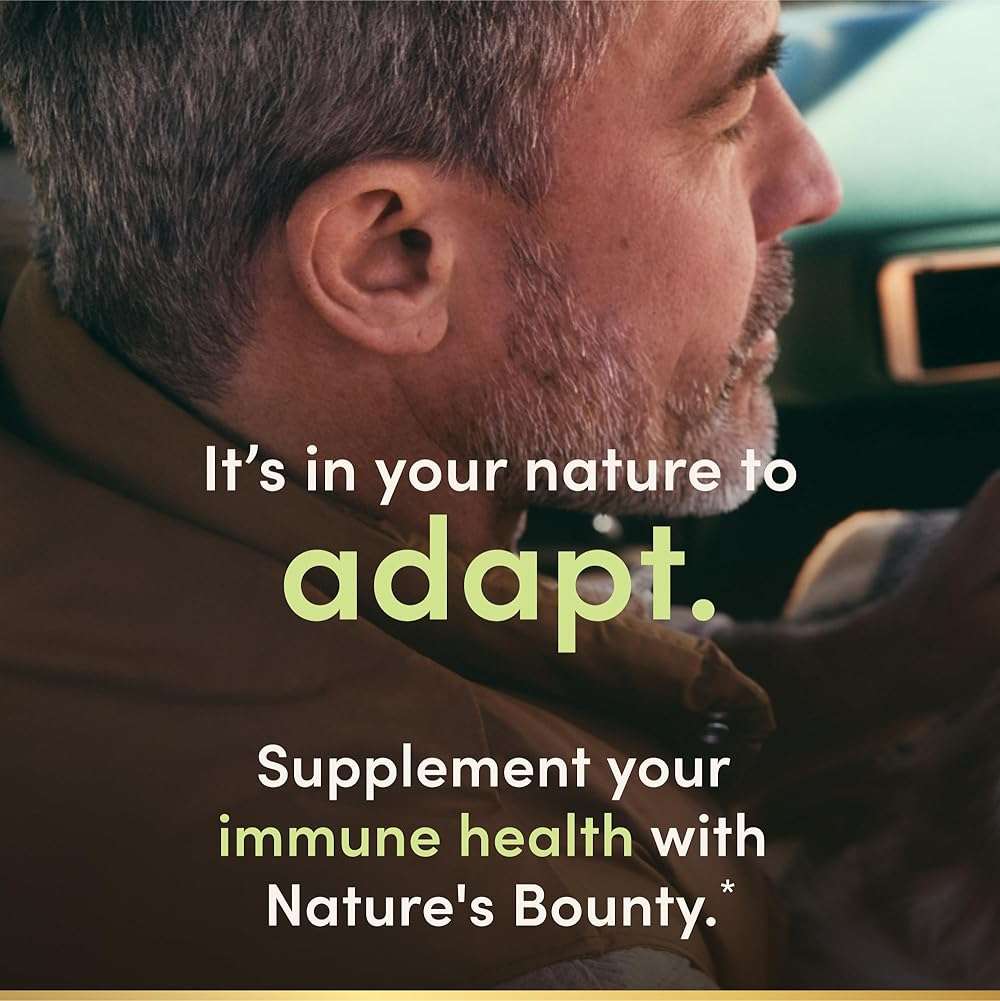 Nature's Bounty Immune 24 Hour +, The only Vitamin C with 24 Hour Immune Support from Ester-C, 1000 mg Vitamin C, D & Zinc, Gluten Free, Rapid Release Softgels, 2 Softgels per Day, 50 Count - Image 4