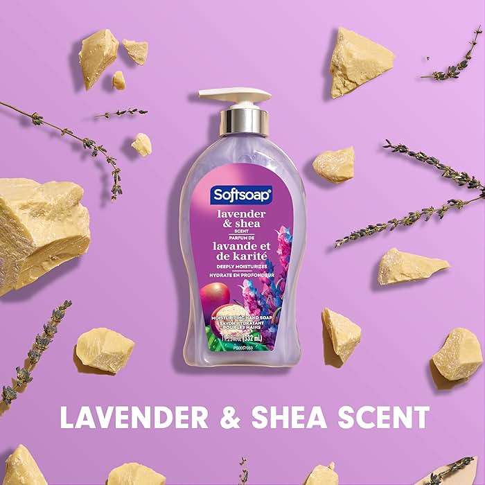 Softsoap Lavender & Shea Scent Liquid Hand Soap, Moisturizing Liquid Hand Soap, 11.25 Ounce, 6 Pack - Image 8