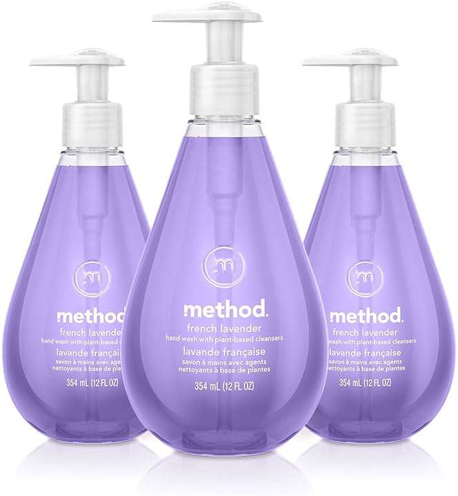 Method Gel Hand Wash, French Lavender, 12 fl oz (Pack of 3) - Image 1