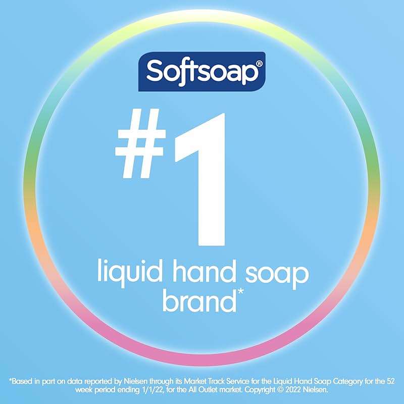 Softsoap Antibacterial Hand Soap, Eliminates 99% of Bacteria, Bathroom or Kitchen Hand Soap, Cool Splash Scent, 11.25 fl oz (6 Pack) - Image 5