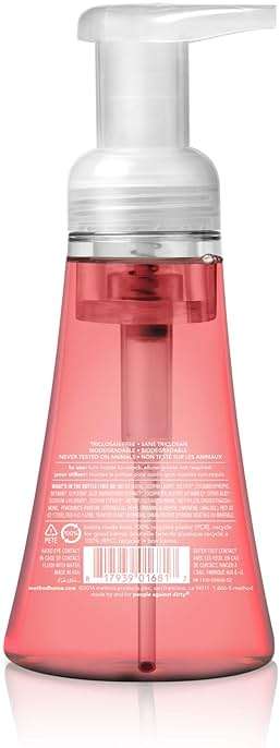 Method Foaming Hand Soap, Pink Grapefruit, 10 Fl Oz, Biodegradable Formula, (Pack of 3) - Image 3