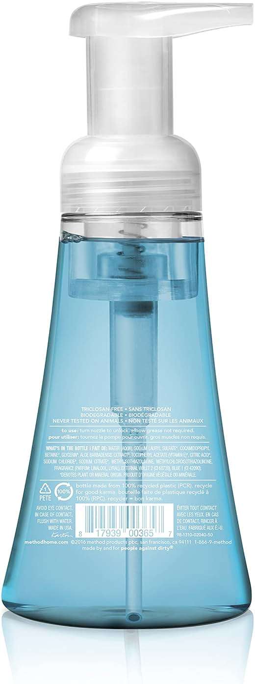 Method Foaming Hand Soap, Sea Minerals, Paraben and Phthalate Free, 10 fl oz (Pack of 3) - Image 2