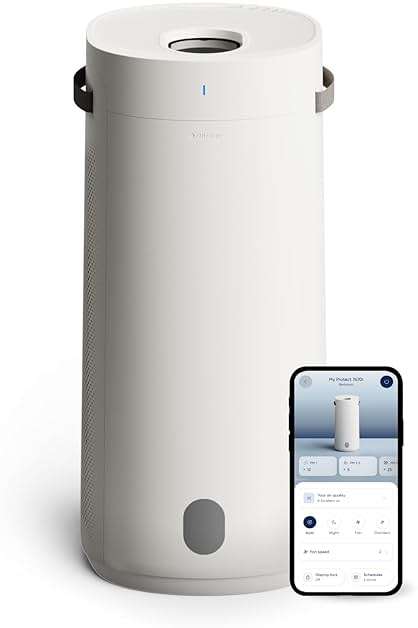 BLUEAIR 2-in-1 Purify + Humidify: Air Purifier and Humidifier with HEPASilent™ and 360° InvisibleMist™ Technology, Top Pour - covers 1,726 sqft in 60 minutes - Perfectly balanced air, one product - Image 1