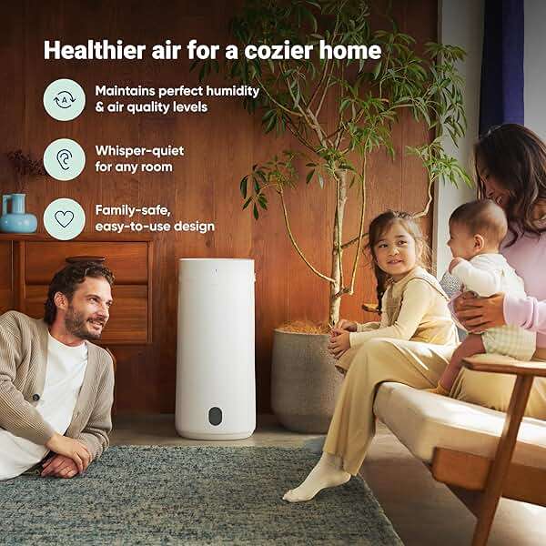 BLUEAIR 2-in-1 Purify + Humidify: Air Purifier and Humidifier with HEPASilent™ and 360° InvisibleMist™ Technology, Top Pour - covers 1,726 sqft in 60 minutes - Perfectly balanced air, one product - Image 8