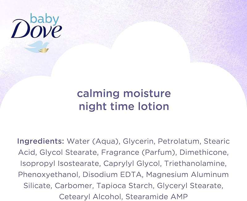Baby Dove Sensitive Skin Care Baby Lotion For a Soothing Scented Lotion Calming Moisture Hypoallergenic and Dermatologist-Tested 13 oz - Image 6