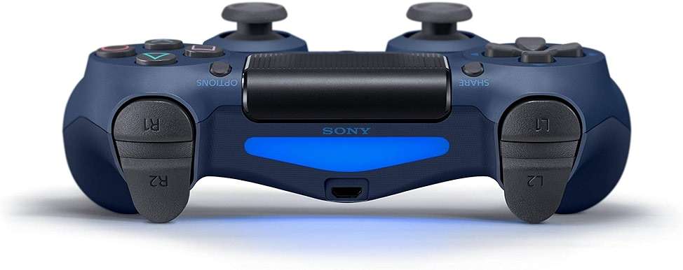 Sony DualShock 4 Wireless Controller - Midnight Blue - PlayStation 4 (Renewed) - Image 4