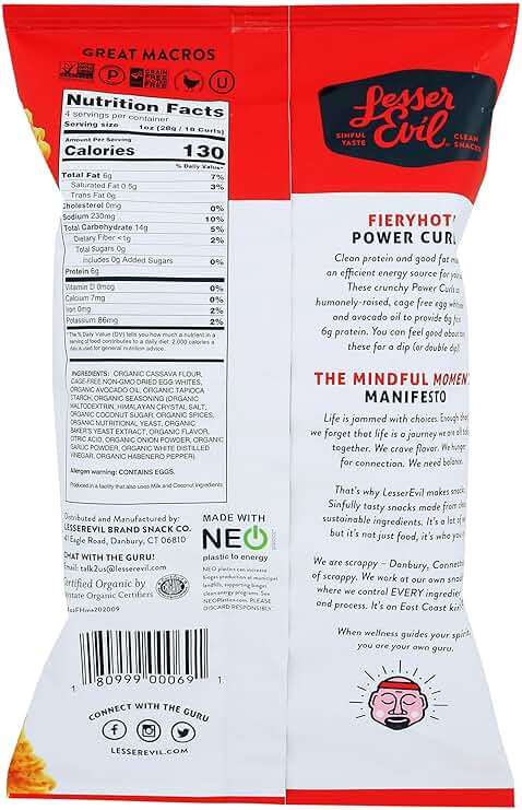 SNACK CURLS FIRY HOT ORG - Image 2