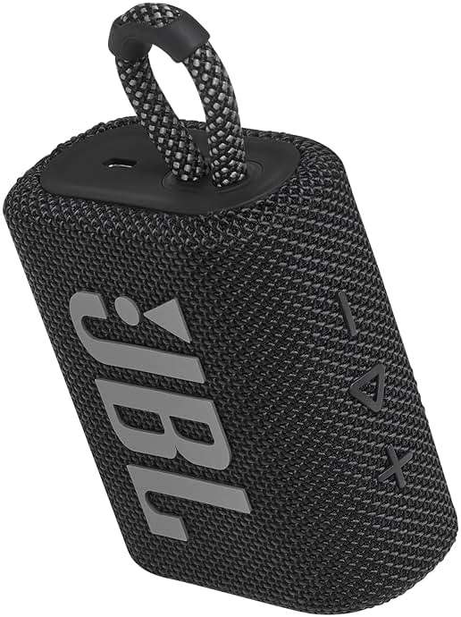 JBL Go 3 - Portable Mini Bluetooth Speaker, big audio and punchy bass, IP67 waterproof and dustproof, 5 hours of playtime, speaker for home, outdoor and travel (Black) - Image 8