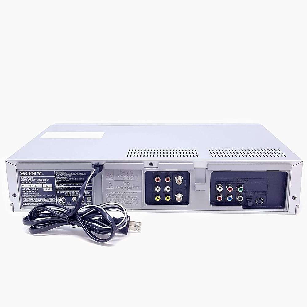 Sony SLV-D360P DVD Player / Video Cassette Recorder Combination 4-Head Hi-Fi VHS Player / CD Player W/ Progressive Scan, DTS Digital Out. (Renewed) - Image 5