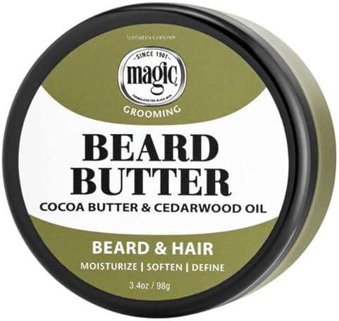 SoftSheen-Carson Magic Men's Grooming Conditioning Beard Butter With Cocoa Butter and Cedarwood Oil, Moisturizes, Softens and Define With No Drying Alcohol, 3.5 ounces - Image 12