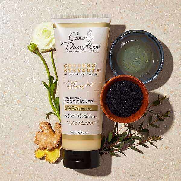 Carol's Daughter Goddess Strong Bundle: Hair Care Kit with Shampoo, Conditioner, Leave-In Treatment and Scalp Oil, 4 Items - Image 12
