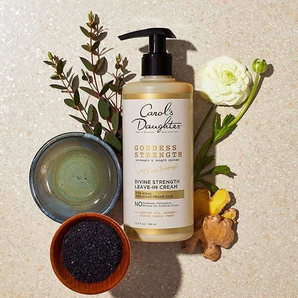 Carol's Daughter Goddess Strong Bundle: Hair Care Kit with Shampoo, Conditioner, Leave-In Treatment and Scalp Oil, 4 Items - Image 13