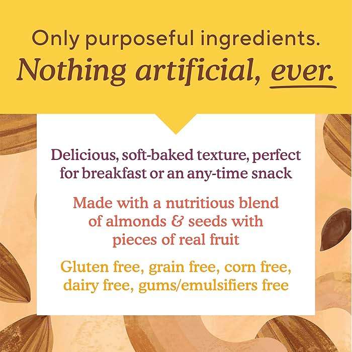 Simple Mills Nutty Banana Bread Soft Baked Almond Flour Bars, 5.99 OZ - Image 3