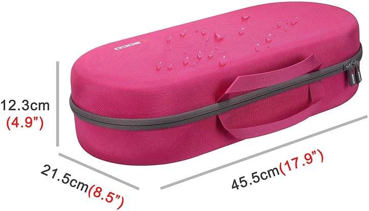 RLSOCO Travel Case for Dyson Airwrap Complete Long/Complete Styler HS08 HS05 HS01,NOT for Dyson Airwrap i.d. - Fits 4pcs Long Barrels or Short Barrels - Pink (Case Only,Hair Styler is not Included) - Image 6