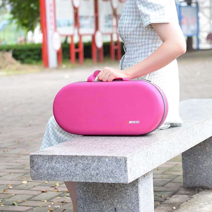 RLSOCO Travel Case for Dyson Airwrap Complete Long/Complete Styler HS08 HS05 HS01,NOT for Dyson Airwrap i.d. - Fits 4pcs Long Barrels or Short Barrels - Pink (Case Only,Hair Styler is not Included) - Image 8
