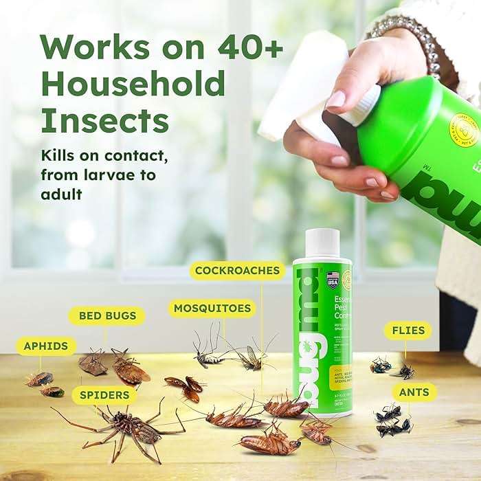 BugMD Pest Control Essential Oil Concentrate (3.7 oz, 2 Pack) - Plant Powered Bug Spray Quick Kills Flies, Ants, Roaches, Mosquitoes, and More - Image 4