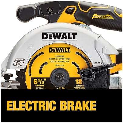 DEWALT 20V MAX* 6-1/2 in. Brushless Cordless Circular Saw, Tool Only (DCS565B) - Image 6