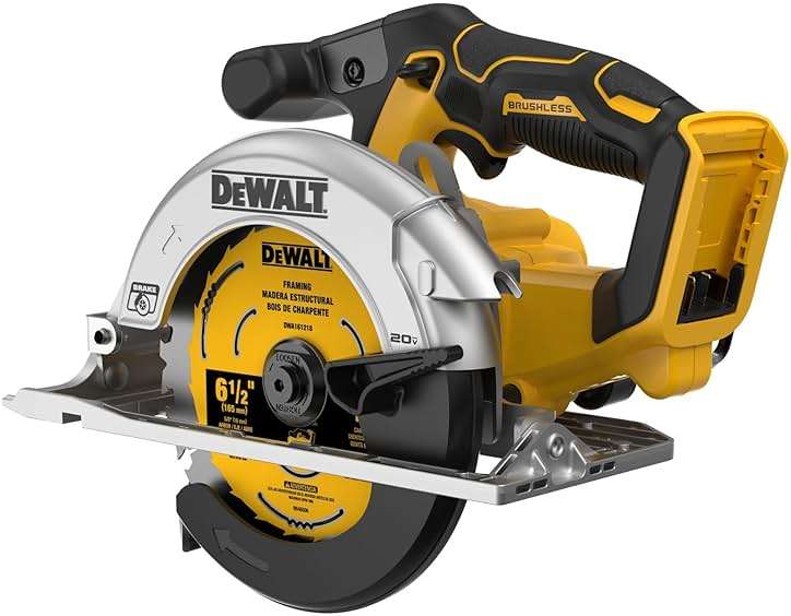 DEWALT 20V MAX* 6-1/2 in. Brushless Cordless Circular Saw, Tool Only (DCS565B) - Image 10