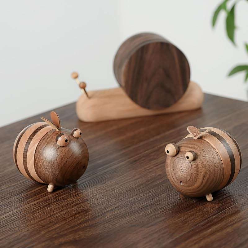 Bee Toothpick Holder Dispenser - Unique Kitchen Gadgets for Home Decor and Gifts, Cute Kitchen Accessories for Bee Lovers, Bee Decor - Perfect Kitchen Gifts Idea--Includes 150 Pcs Toothpicks - Image 6