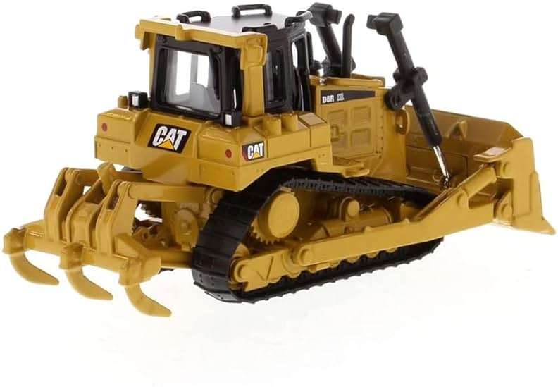 Diecast Masters 1:64 Caterpillar D6R XL Bulldozer, Play & Collect Series Cat Trucks & Construction Equipment | 1:64 Scale Model Diecast Collectible Model 85691 - Image 2