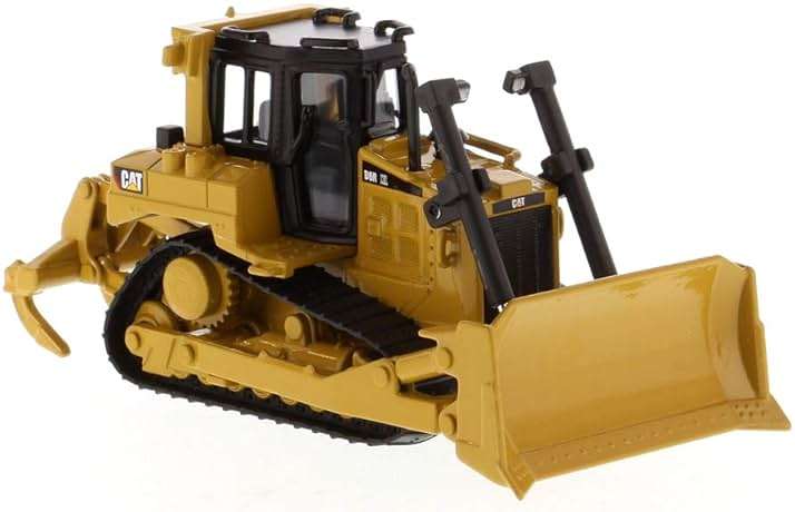 Diecast Masters 1:64 Caterpillar D6R XL Bulldozer, Play & Collect Series Cat Trucks & Construction Equipment | 1:64 Scale Model Diecast Collectible Model 85691 - Image 9