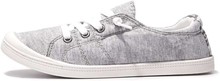 Women's Slip On Canvas Sneaker Low Top Casual Walking Shoes Classic Comfort Flat Fashion Sneakers - Image 3