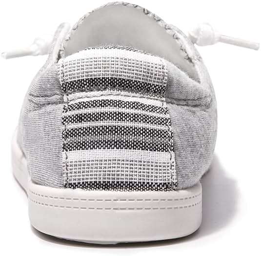 Women's Slip On Canvas Sneaker Low Top Casual Walking Shoes Classic Comfort Flat Fashion Sneakers - Image 5