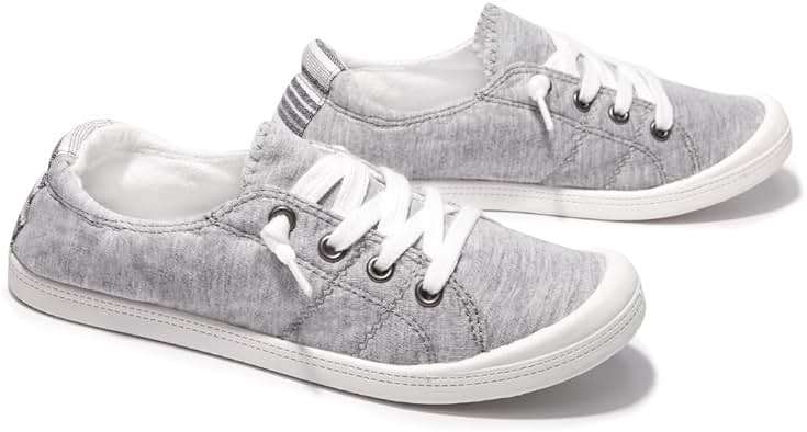 Women's Slip On Canvas Sneaker Low Top Casual Walking Shoes Classic Comfort Flat Fashion Sneakers - Image 6