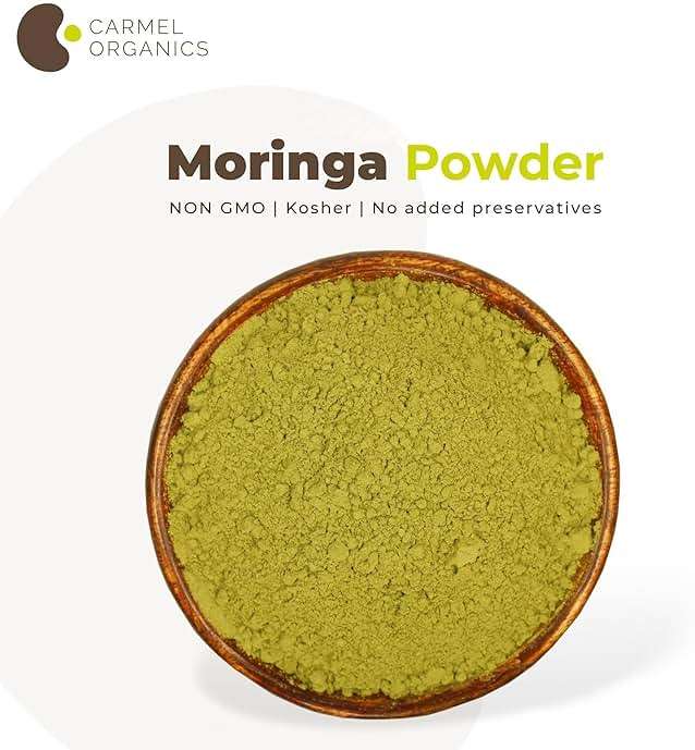 Moringa Leaves Powder (8 Ounce) | Non GMO | Super Food for Smoothies and Drinks | Natural | No Added Preservative or Additive | Moringa Oleifera Powder - Image 5